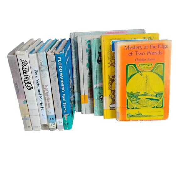 Vintage Kids Book Bundle (11) Library Decor Homeschool - Picture 13 of 16